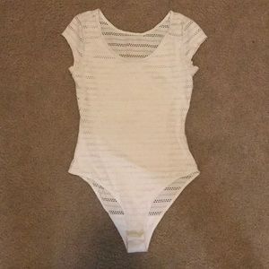Macy’s Marilyn Monroe Collection White Bodysuit